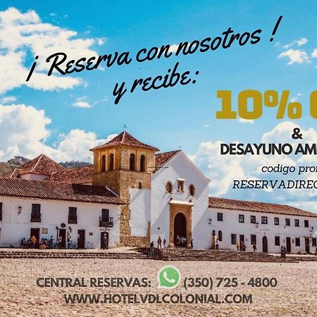 Hotel Vdl Colonial Виля Де Лейва Екстериор снимка